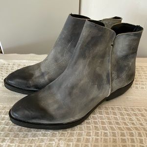 Ego-Trip Shoes Distressed Leather Booties